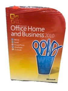 Genuine Factory Sealed,Shrink Wrap Microsoft Office Home and Business 2010 “Read - Picture 1 of 11