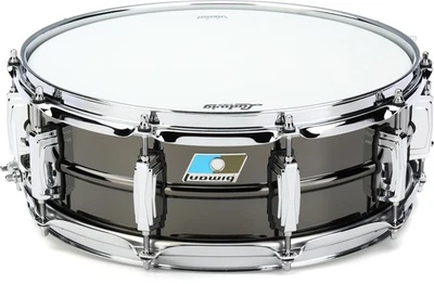 Малый барабан Ludwig Black Beauty - 5 x 14 дюймов - черный никель с имперскими зажимами - Изображение 1 из 4