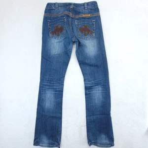 Cowgirl Tuff Women's Jeans Wild And Wooly Rides Again Size 27x35 (27x33) - Picture 1 of 12