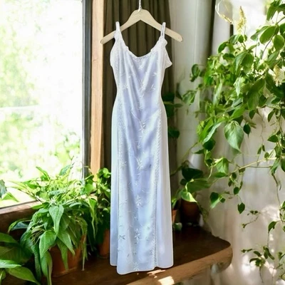 Camisón Flora Nikrooz Nordstrom Negligee Vintage PANEL SPLITS Mujer Grande Nuevo Foto 1 de 4