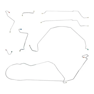 Chevrolet Pwr 1967 disco Malibu Chevelle juego de línea de freno kit de conv tubos de acero inoxidable Foto 1 de 4