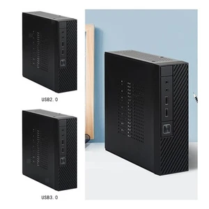 ITX-Computergehäuse, langlebiges M06-Desktop-Gehäuse für den Arbeitsplatz, - Afbeelding 1 van 15