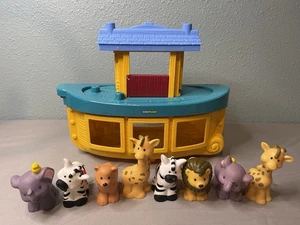 2005 Mattel Fisher Price Little People Noah's Ark + Animals K0475 - Picture 1 of 6