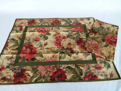 Fronhas de travesseiro padrão floral Chaps Ralph Lauren Rosemont novas com etiquetas (2) - Imagem 1 de 4