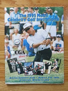 1995 MOBIL CELEBRITY GOLF Program MARIO LEMIEUX MIKE SCHMIDT JOHNNY BENCH - Picture 1 of 1