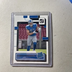 2022 Panini Donruss - Rated Rookie #313 Aidan Hutchinson RC DETROIT LIONS - Picture 1 of 2