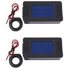2X Plus AC 6In1 220V 100A Single Phase Digital Panel Volt Current Meter Wa3895