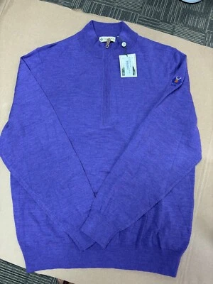 SUÉTER HOMBRE DONLAD ROSS 1/4 CREMALLERA NUEVO CON ETIQUETAS, TALLA: M, COLOR: CARDO (M31) Foto 1 de 2