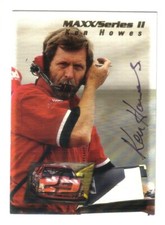 1995 Maxx Series II Ken Howes #191 NASCAR Signed Autographed Card