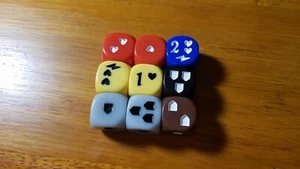 Descent Journeys In The Dark 2nd Ed Dice Pack, Set of 9 (Rare OOP) - Picture 1 of 3