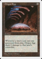 1X Dingus Egg Fifth Edition NM/EX Chinese MTG CARD