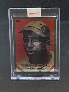 Topps Project 70 Card 916 - Cool Papa Bell by Jacob Rochester RAINBOW FOIL 66/70