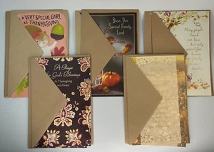 10 Pack America Greetings Thanksgiving Cards, 5 Varieties, MSRP $38.90 New - Picture 1 of 20