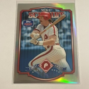 2014 Finest #FV-MS Mike Schmidt Vintage Refractors Phillies HOF