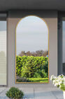 The Arcus New Extra Large Gold Framed Arched Garden Mirror - 79"x 39" 200x100cm