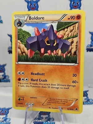 Boldore - 52/98 - Pokemon Emerging Powers LP  - Image 1 of 2