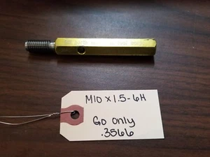 North American Tool Corp. Misuratore spina filettata M10x1,5-6H GO .3566 solo - Foto 1 di 2