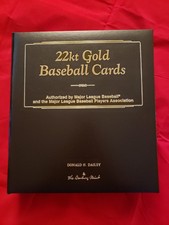 M.L.B. Danbury Mint 22kt Baseball Card Collection By Donald Dailey, 69 Cards...