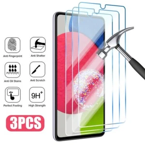 3PCS Tempered Glass for Samsung S22 S21 FE A53 A32 A23 5G A22 A70 A50 A73 A52 - Zdjęcie 1 z 12