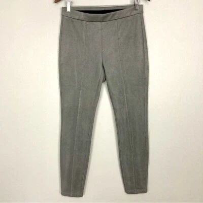 WHBM The Legging en gamuza sintética para mujer talla 6 adelgazante elástico gris boho Foto 1 de 4