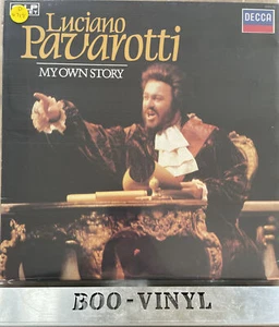 LUCIANO PAVAROTTI - My Own Story - 12" vinyl double LP album EX / EX CONDITION - Imagen 1 de 6