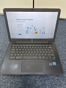 HP Touchscreen Chromebook 14 G5 14 Inch Intel 4GB RAM 32GB SSD USB-C Laptop - Picture 1 of 10