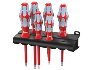 Juego de destornilladores de acero inoxidable Wera Tools Alemania Kraftform Plus VDE 1000v - Imagen 1 de 8