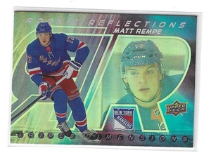 2024-25 Upper Deck Extended Series - Rookie Reflections #RR-30 Matt Rempe (RC) - Picture 1 of 1