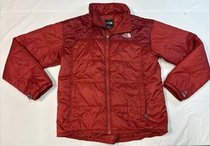 The North Face Men's L Red Colorblock Light Weight Puffer Jacket Vintage - Picture 1 of 16