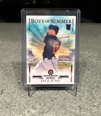 2025 Panini Boys Of Summer - Jace Jung #25 Bronze Foil Rookie Card /175 - Tigers - Image 1 of 2