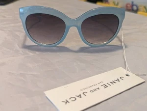 Janie and Jack Striped Sunglasses Blue & Clear striped Kids' Size 4 and up (1085 - Picture 1 of 8