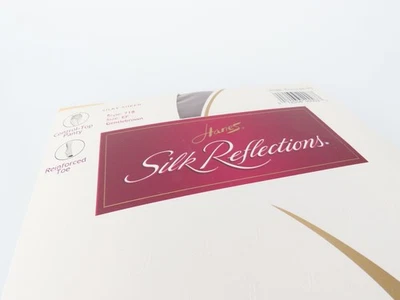 Top de control marrón suave Hanes Silk Reflections Style 718 talla EF Foto 1 de 4