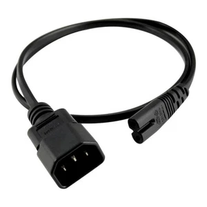 Rallonge d'alimentation IEC 320 C14 vers C7 AC pour PC moniteur PDU UPS DMX - Photo 1/3