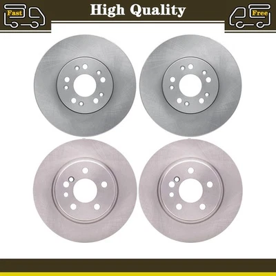4 передних задних оригинальных дисковых ротора подходят для Mercedes-Benz 400SE 4,2 л - Изображение 1 из 4