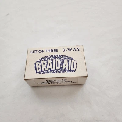 Braid-Aid Vintage 3-Way Rug Fold Braiding Tools Set of 3 - Image 1 of 4