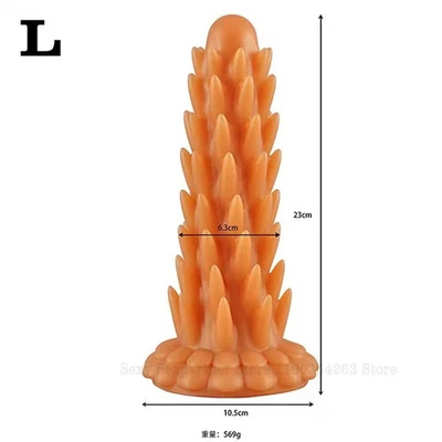 Enorme Dilatador Anal de Silicona para Partículas Dilatador Anal Plug Juguetes Sexuales para Adultos Foto 1 de 4