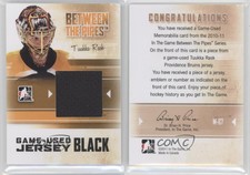 2010-11 ITG Between the Pipes Game-Used Black Jersey /120 Tuukka Rask #M-67