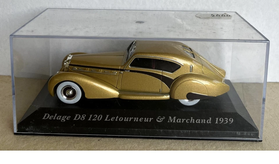 Delage D8 120 Letourneur & Marchand 1939 1/43ème - Photo 1/1