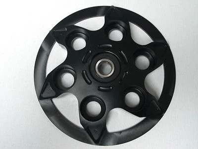 Ducati Druckplatte schwarz eloxiert Ergal neu - Bild 1 von 2