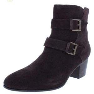 Clarks Mujer Ceara Chloe Hebilla Botines Marrón Gamuza 10M Cuero Hebillas Informales - Imagen 1 de 5