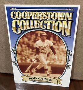 ROD CAREW 1995 KENNER STARTING LINEUP CARD COOPERSTOWN COLLECTION - TWINS