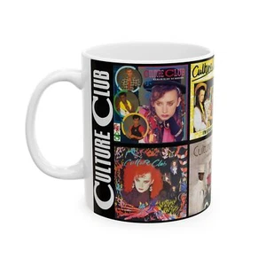 Culture Club Ceramic Mug 11oz, Music Fan Gift, Coffee Cup, Classic Music - Picture 1 of 9