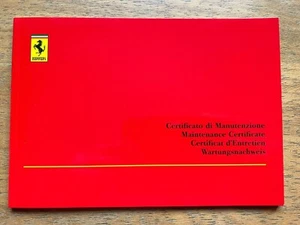 Ferrari Service History Book - NEW BLANK - Picture 1 of 8