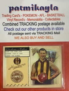 2004 Select AFL Conquest Team Of The Century Captain TCC6 Graham Arthur (Hawks)