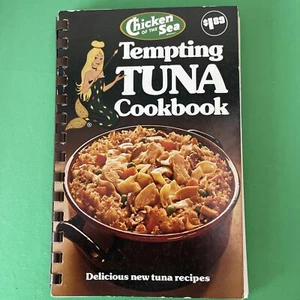 Viantage 1976 spiral bound advertisng Chicken of the Sea TEMPTING TUNA COOKBOOK - Picture 1 of 4
