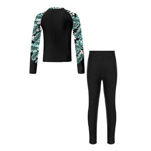 Kids Wetsuit Quick Dry Swimwear Bathing Beachwear Holiday Top And Pants Diving - Picture 1 of 76