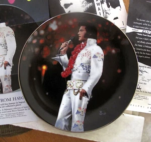 Vintage 1991 Delphi Elvis Presley Sammelteller "Aloha aus Hawaii" - Bild 1 von 3