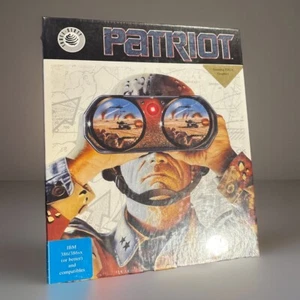 Vintage Big Box PC Game PATRIOT Three Sixty Gulf War IBM 386 VGA 3.5" SEALED NEW - Picture 1 of 5