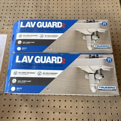 TRUEBRO (Lot of 2) Lav Guard 2 Undersink Piping Covers 102 E-Z