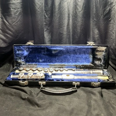 Flauta Communhardt 223P DE COLECCIÓN con estuche de transporte funciona Foto 1 de 4